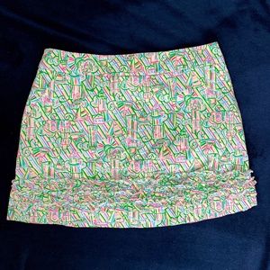 Lily Pulitzer Guiding Light Ruffle Skort Size 6